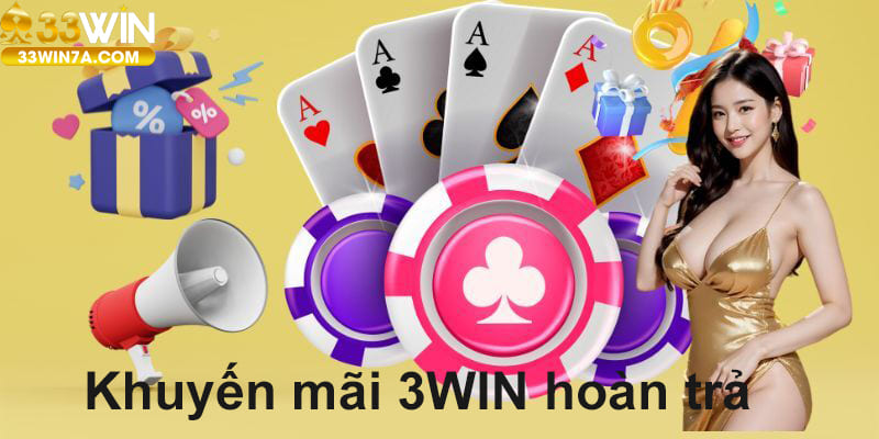 Chương trình ưu đãi hoàn trả cá cược siêu hot 33WIN